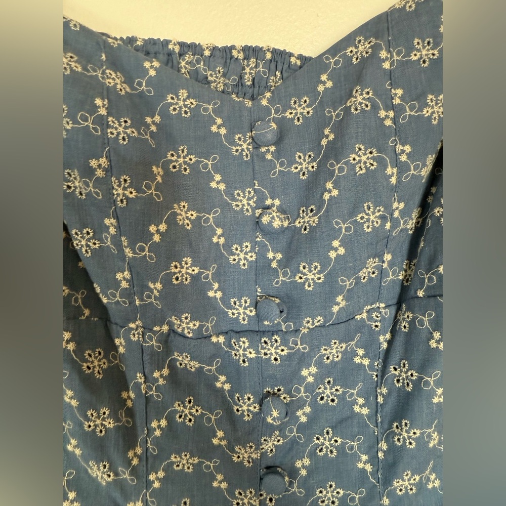 TAYLOR SWEETHEART Neckline embroidered A-Line MIDI Dress Size 12 - Picture 9 of 13